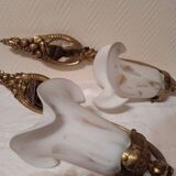 Lot 2 Vintage Wall Lamps