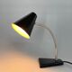 Lampe de table industrielle réglable vintage années 1950