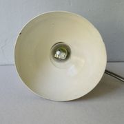 Lampe articulée Aluminor,  en métal gris clair des années 50