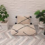 Handmade Berber armchair in wool