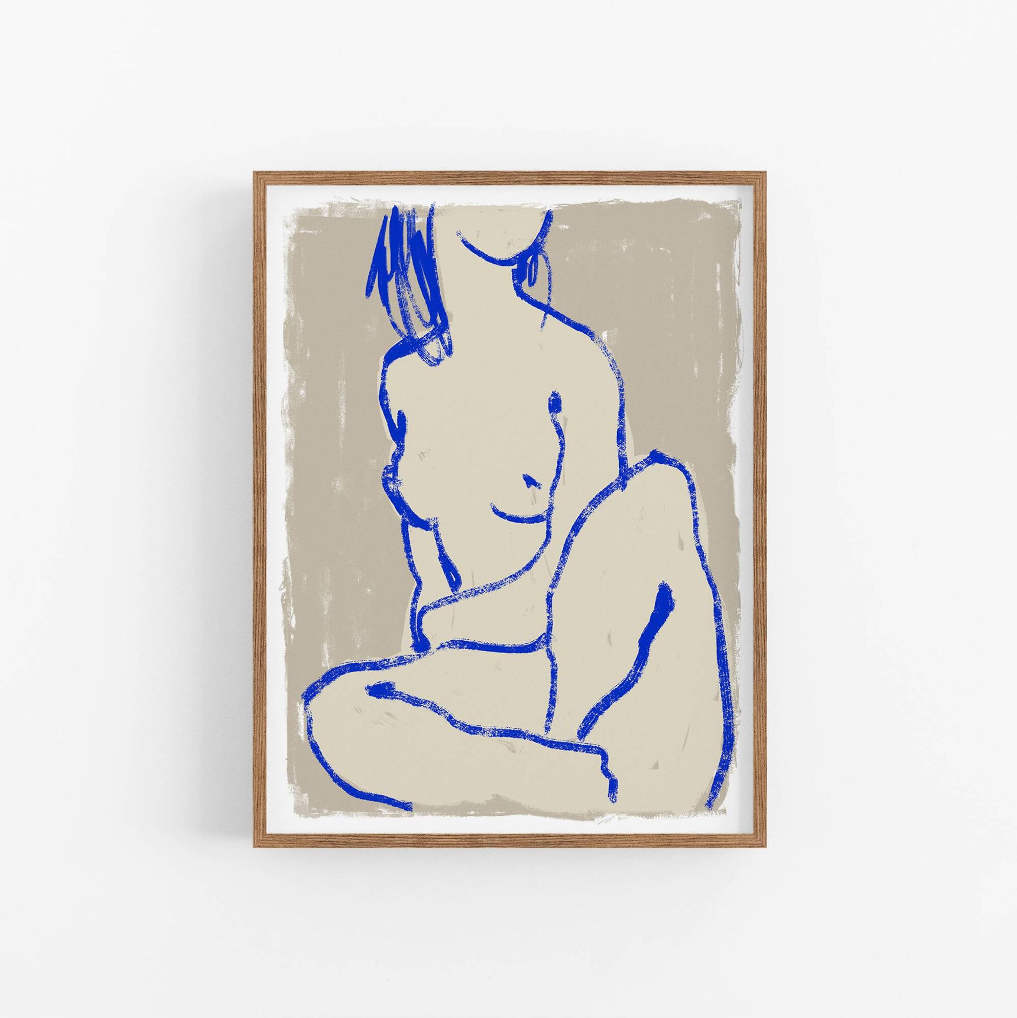 Female figure giclee print, 50x70cm