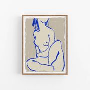 Female figure giclee print, 50x70cm