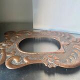 Art nouveau copper metal frame 31 cm x 19 cm