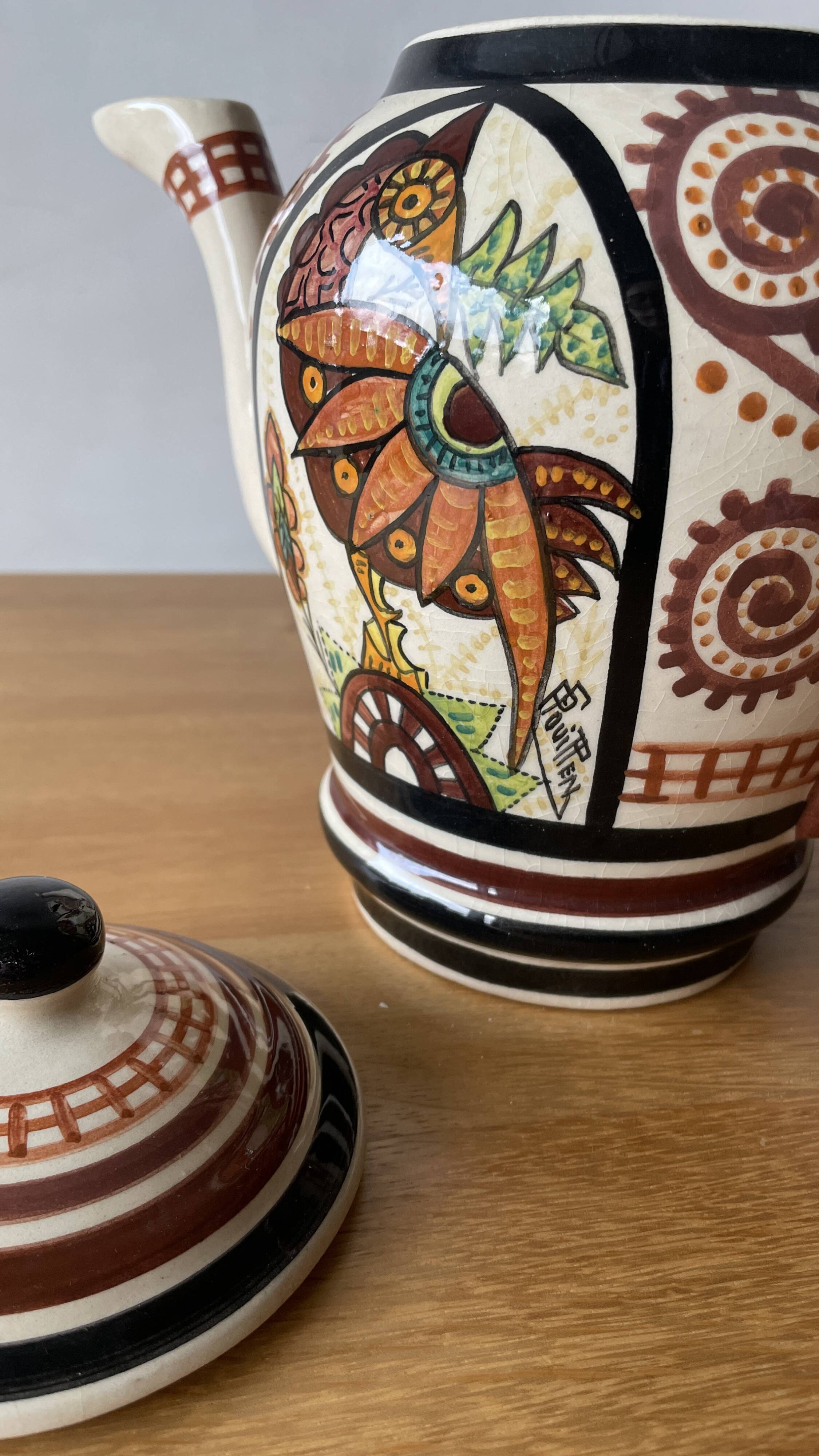Paul Fouillen Quimper coffee maker