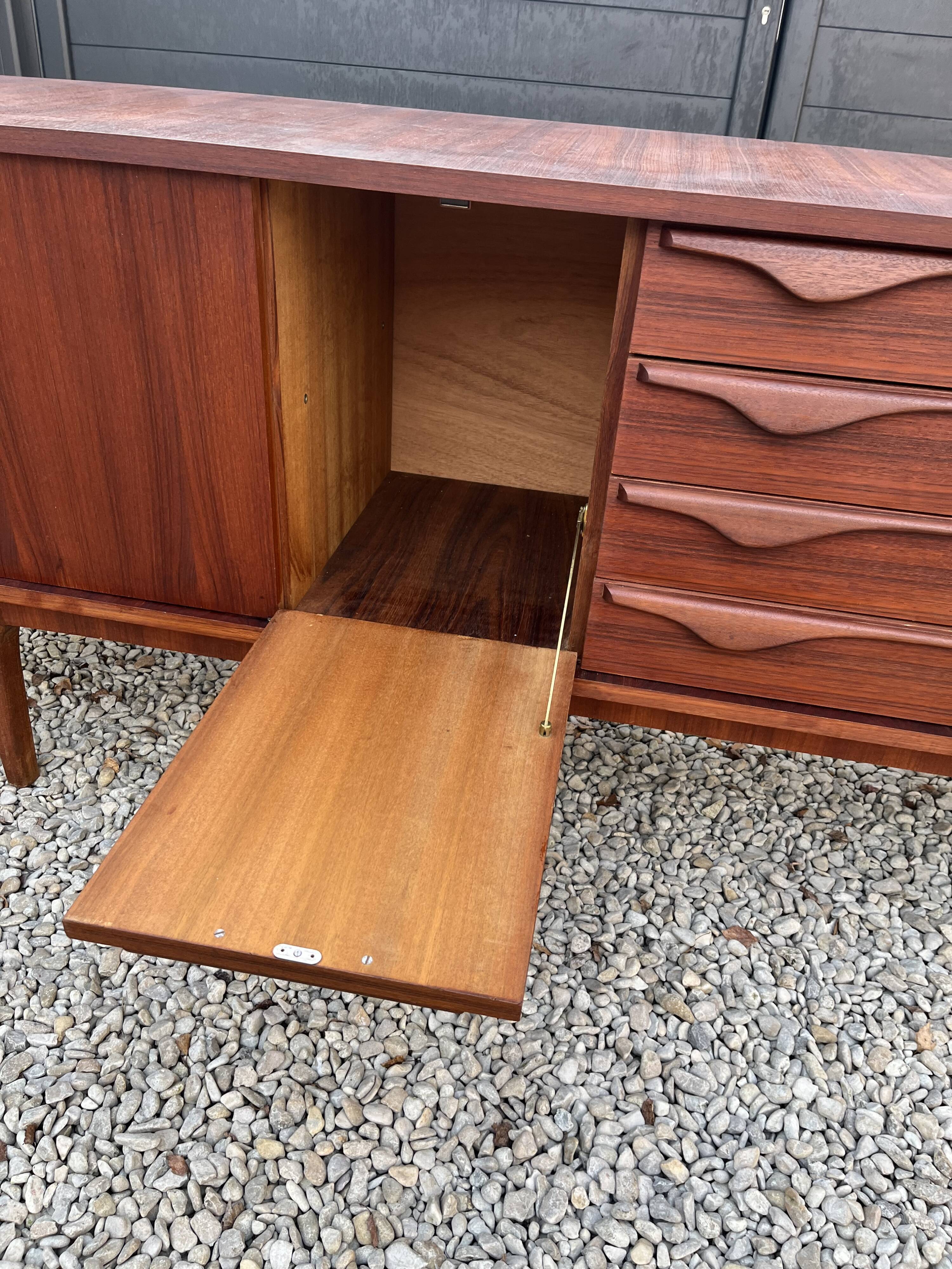 Scandinavian teak row