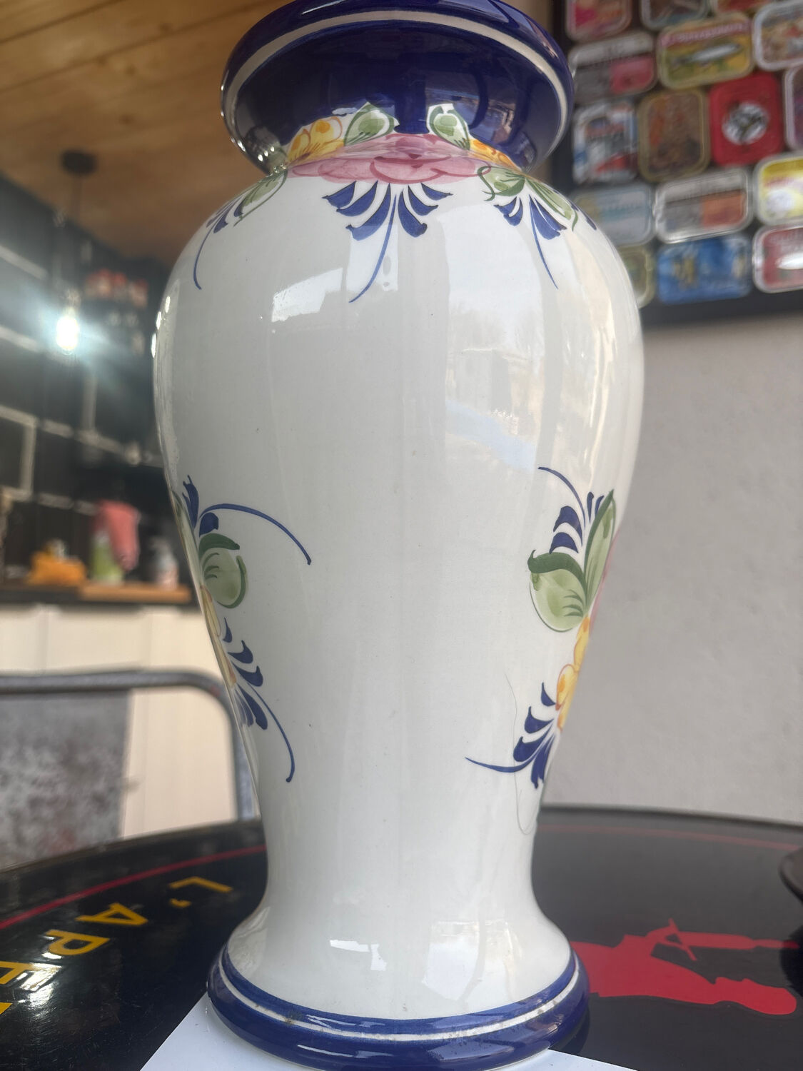 Hand-painted vase