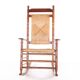 Straw rocking chair