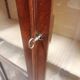 Mahogany veneer display cabinet from the 19th century - Louis Philippe style