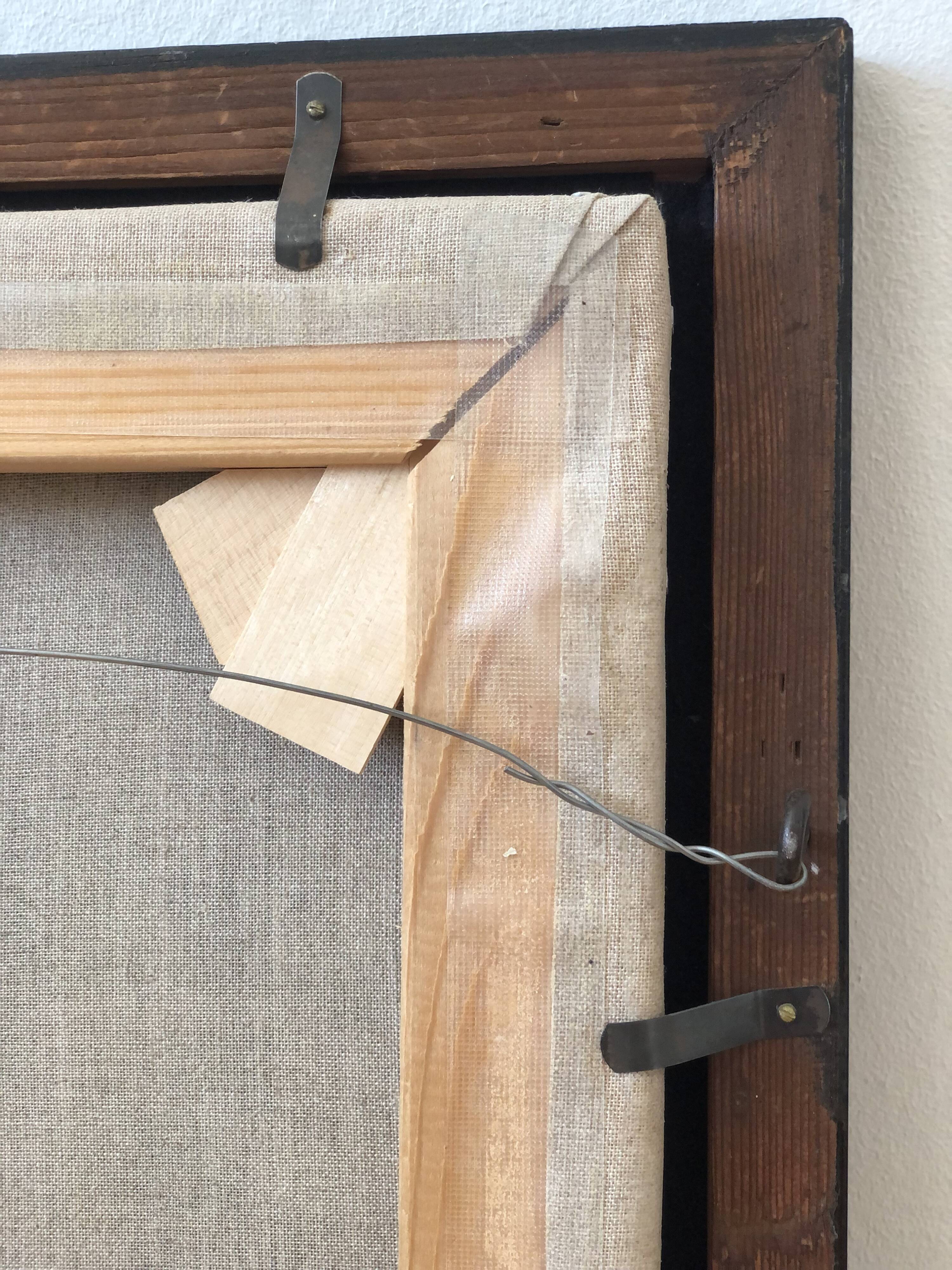 Antique Vintage 19th Century Oil Portrait Painting of a Dutch Gentleman