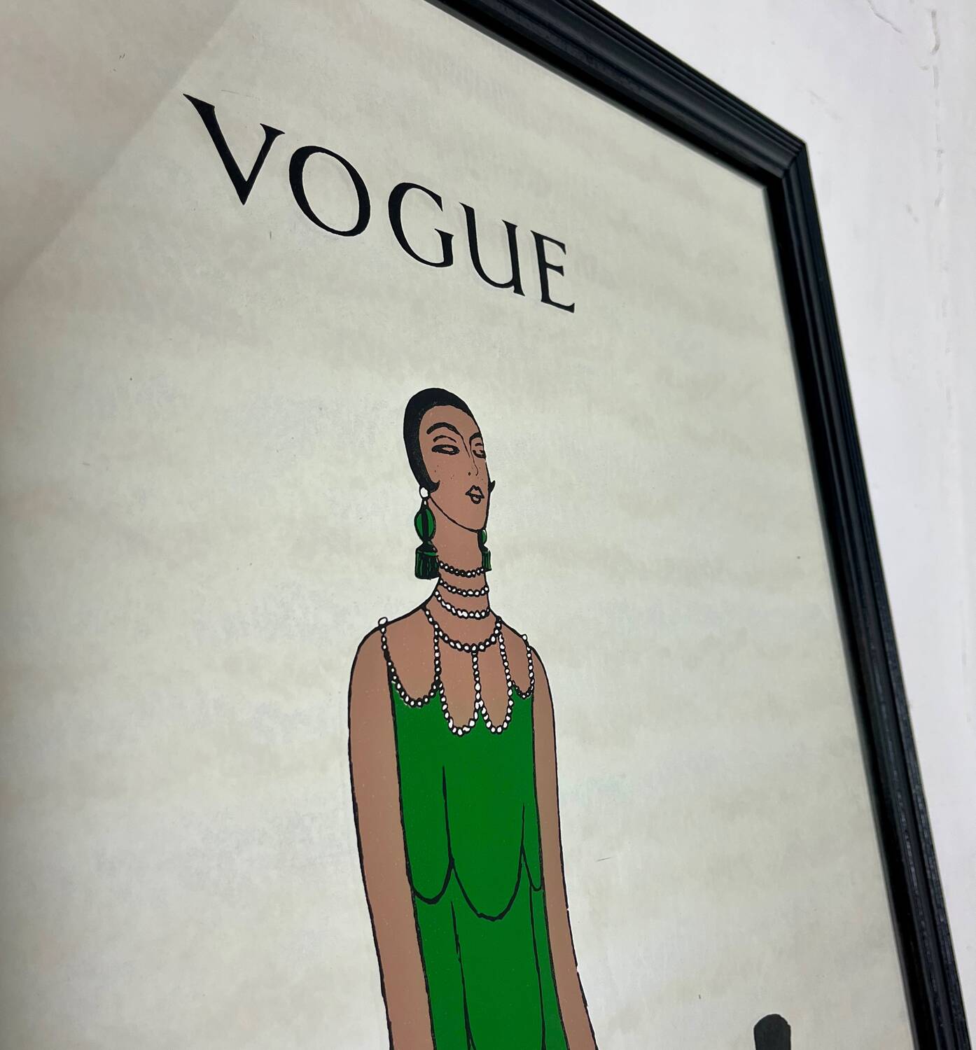 Vogue Magazine Cover 1925 Print, Eduardo García Benito art deco mirror
