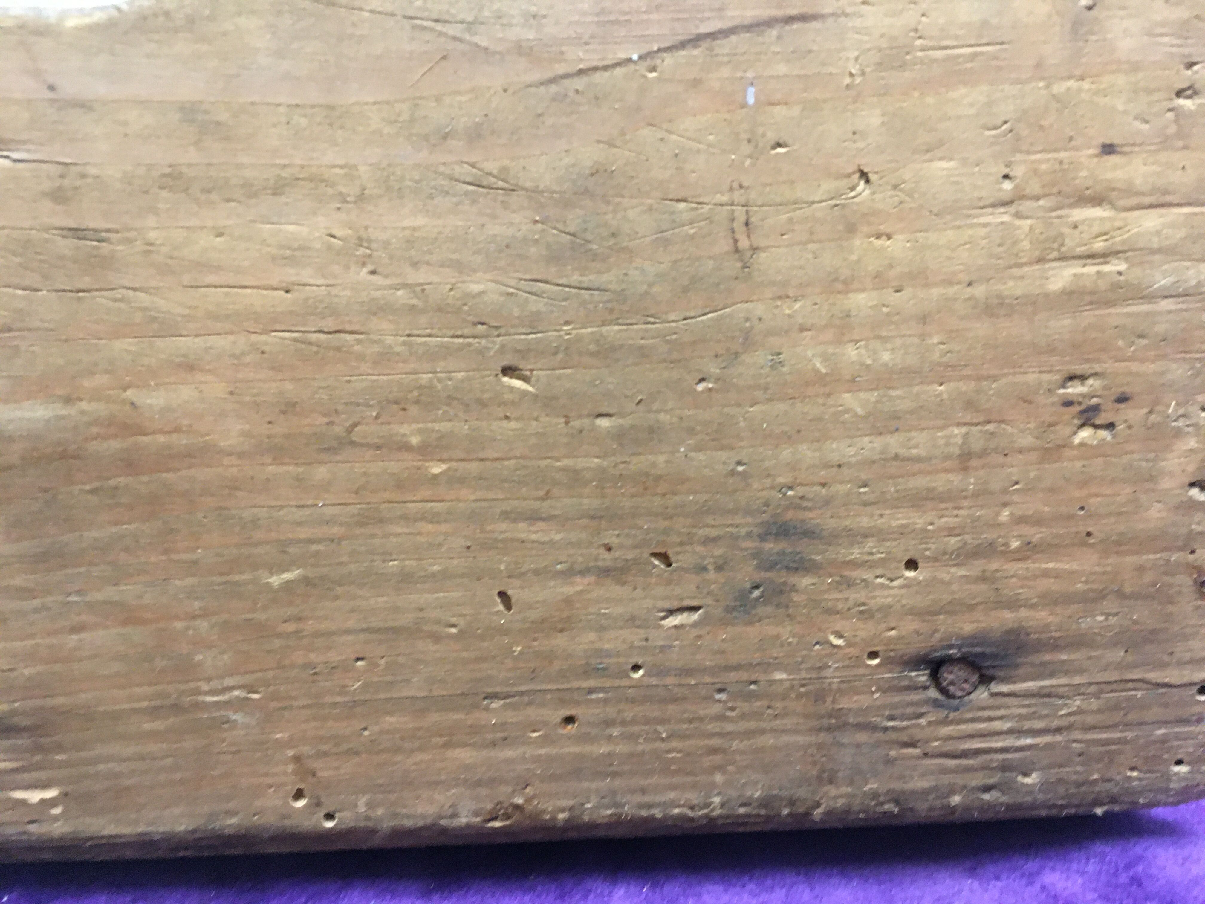 Butcher's log tray old grocery store