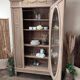 Antique oak cabinet