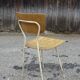 Bernard Durussel white lacquered chair, model Partout, 1951.