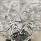 Vintage molded glass ceiling light