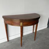 Console demie Lune - table à jeux