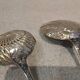 Strawberry set, 2 pieces, 950 silver, Minerva style, Rococo silversmith SAM