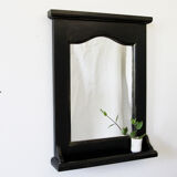 Old-air patinated black mirror 54x38cm