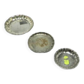 Plate AKL, modernism, transparent glass, Hortensja glassware