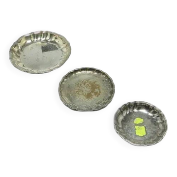 Plate AKL, modernism, transparent glass, Hortensja glassware