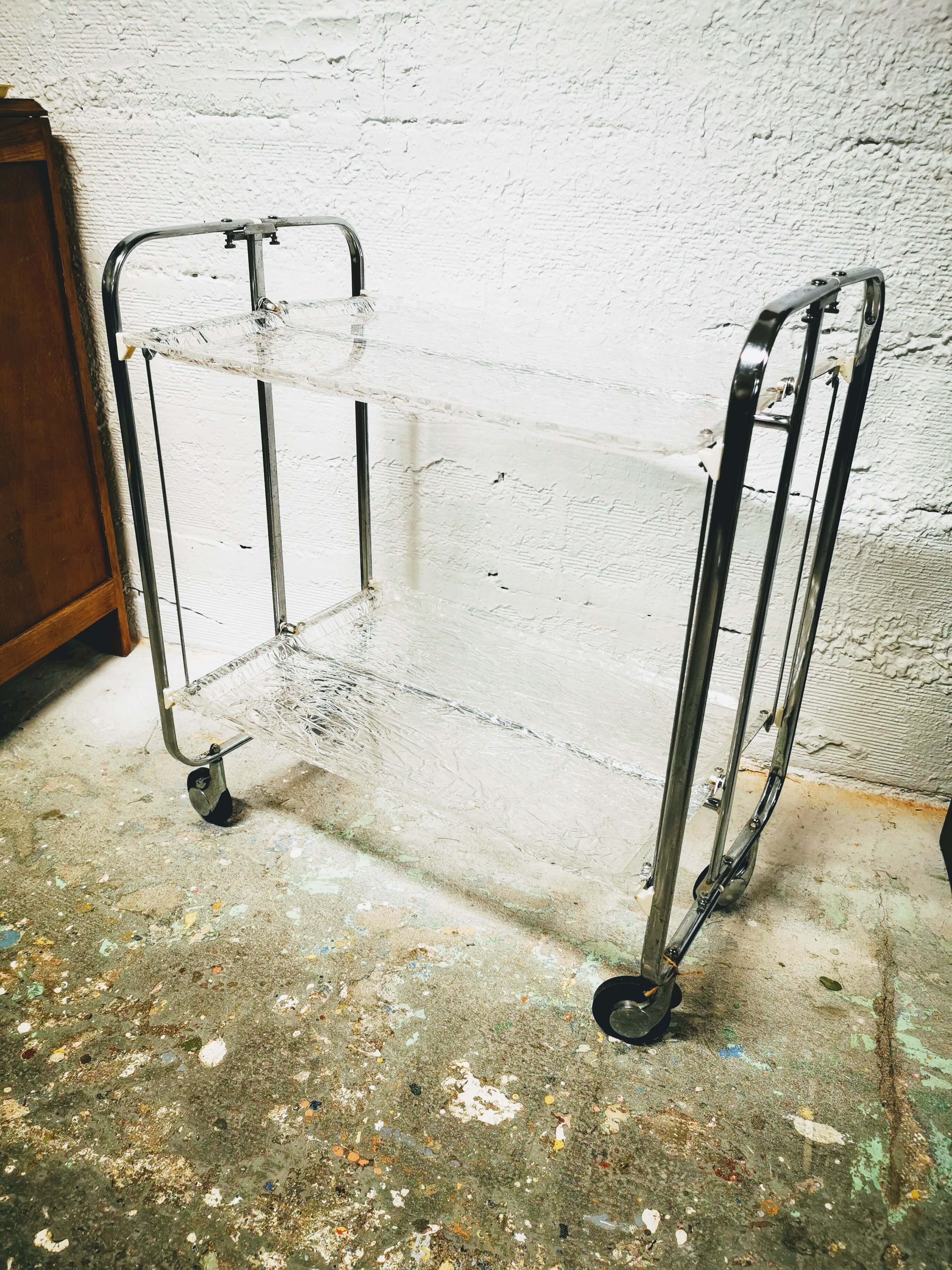 Vintage wheeled dessert