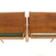 Set of 2 Scandinavian teak bedside tables, Carlström, Sweden, 1960