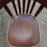Set of 4 mismatched bistro chairs, from 1910 to 1935