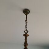 Lustre bronze doré 8 branches