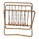 Scandinavian pearl wicker magazine storage
