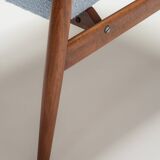 Fauteuil Lisek Mid-Century – Original vintage des années 1960 restauré par Henryk Lis