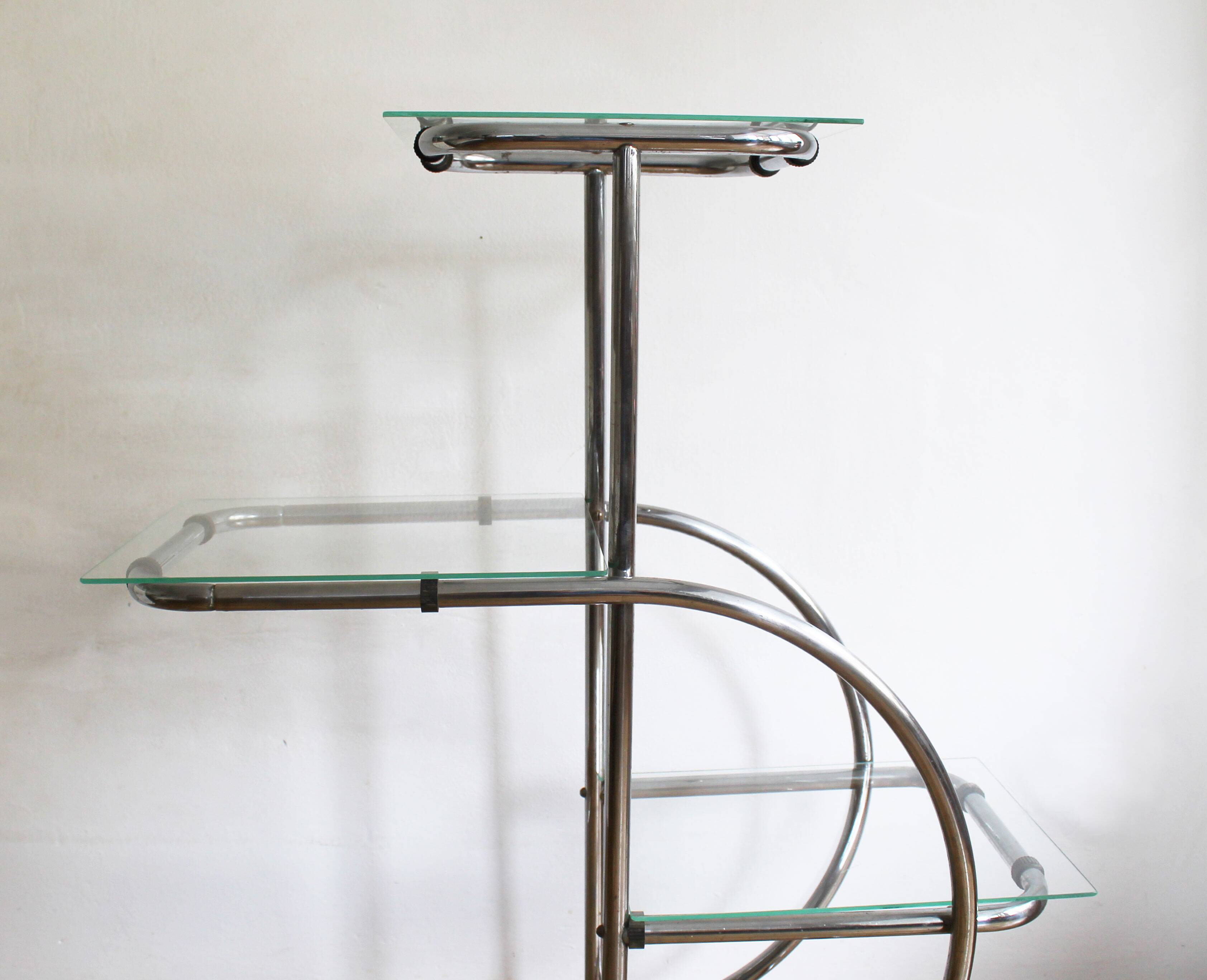 1930's Bauhaus Tubular Flower Stand