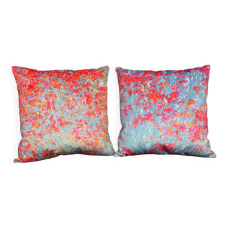 Lot de coussins en velours  "Carmen"