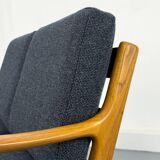 Vintage Two-Seater Senator Sofa in Teak by Ole Wanscher