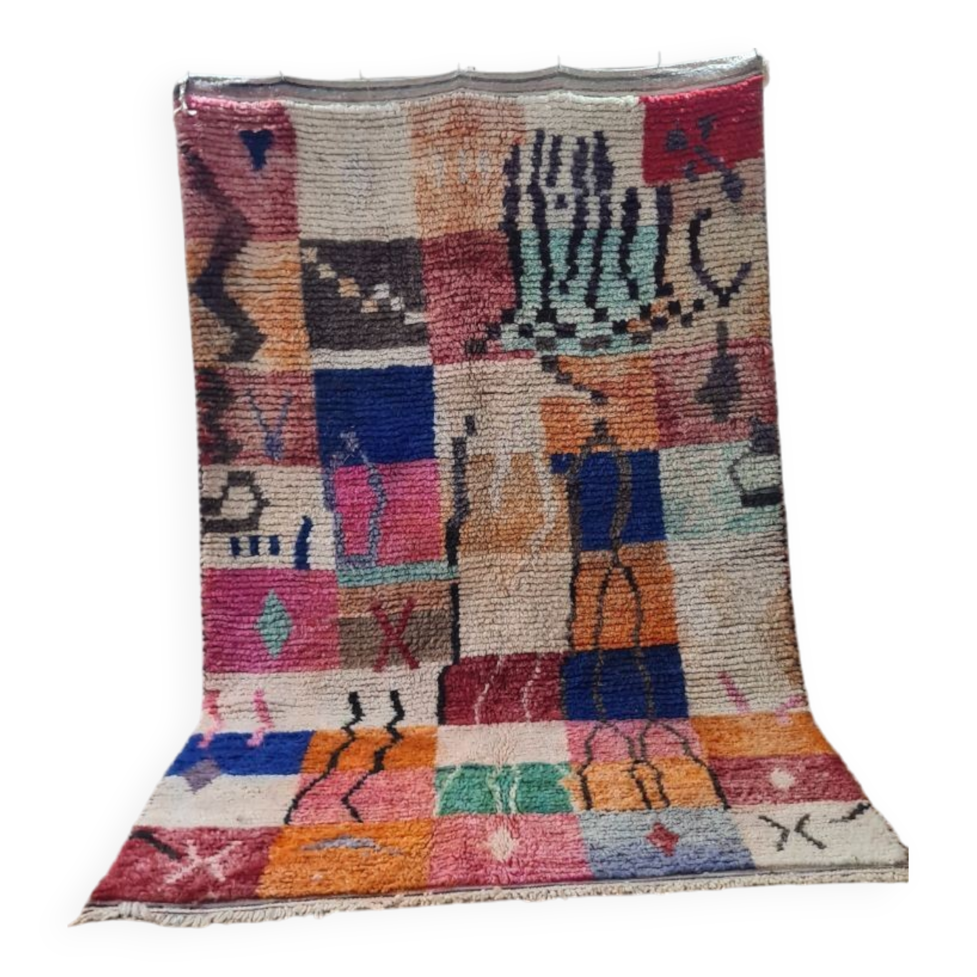 Handmade Berber wool rug Boujaad 250x150 CM