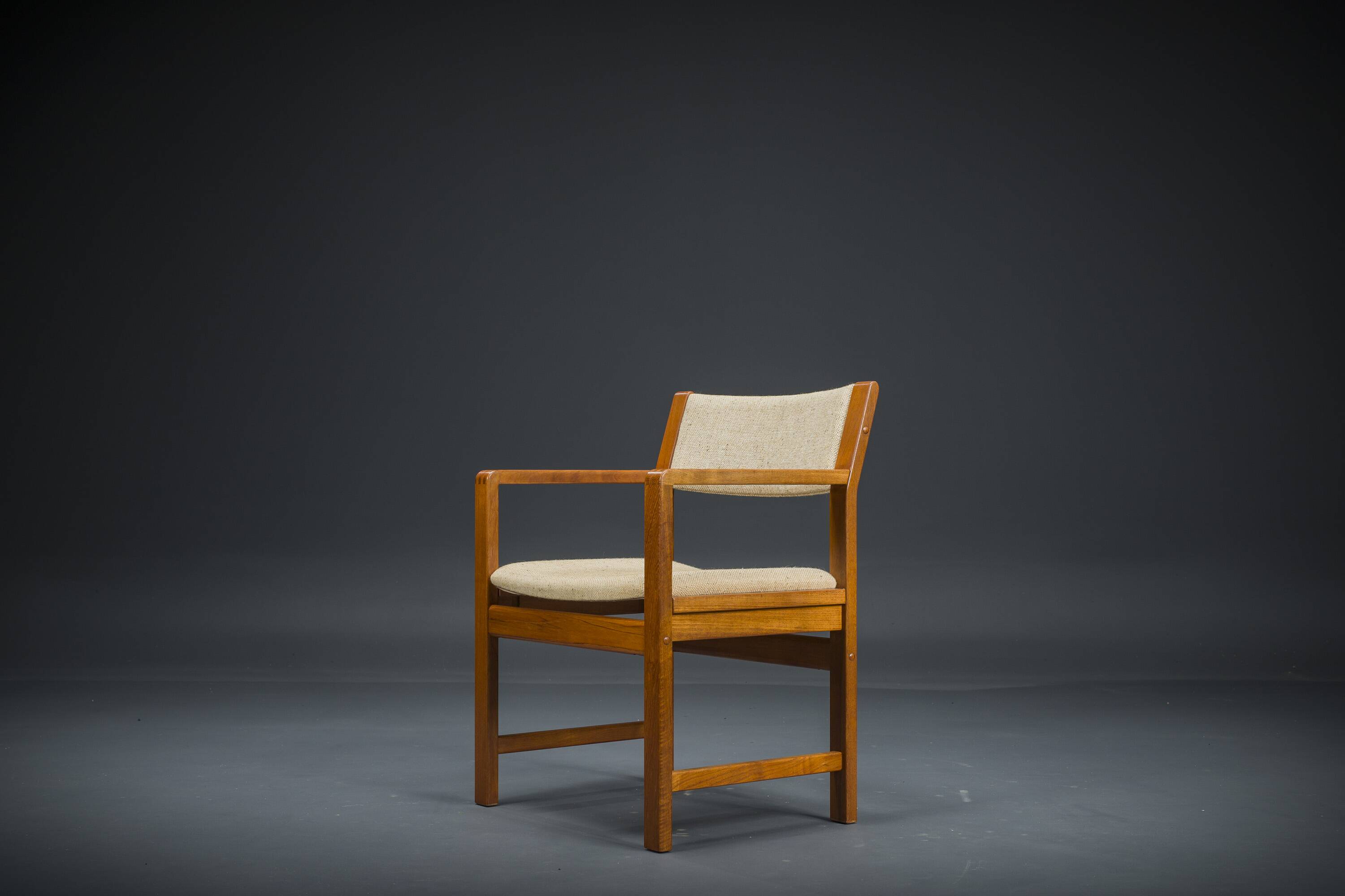 Mid-Century Armchair Teak and Woole, 1960s
