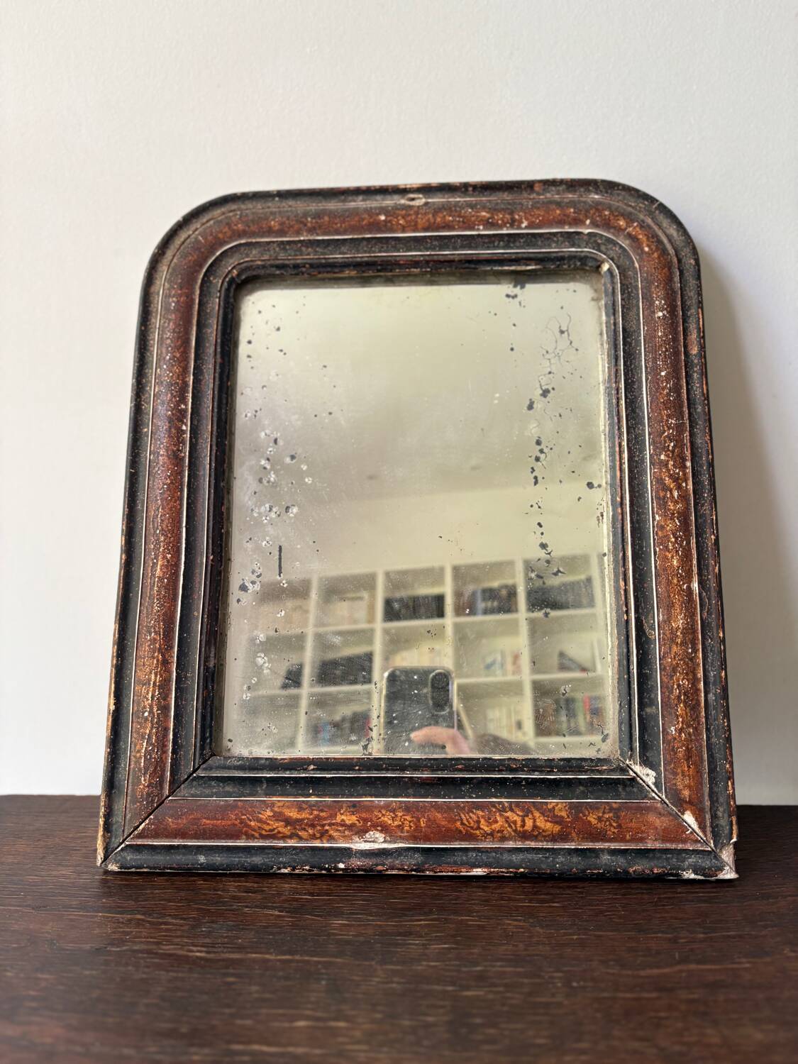 Art Deco wooden mirror