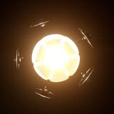 Lustre Mazzega, Italie années 70