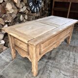 Solid oak coffee table