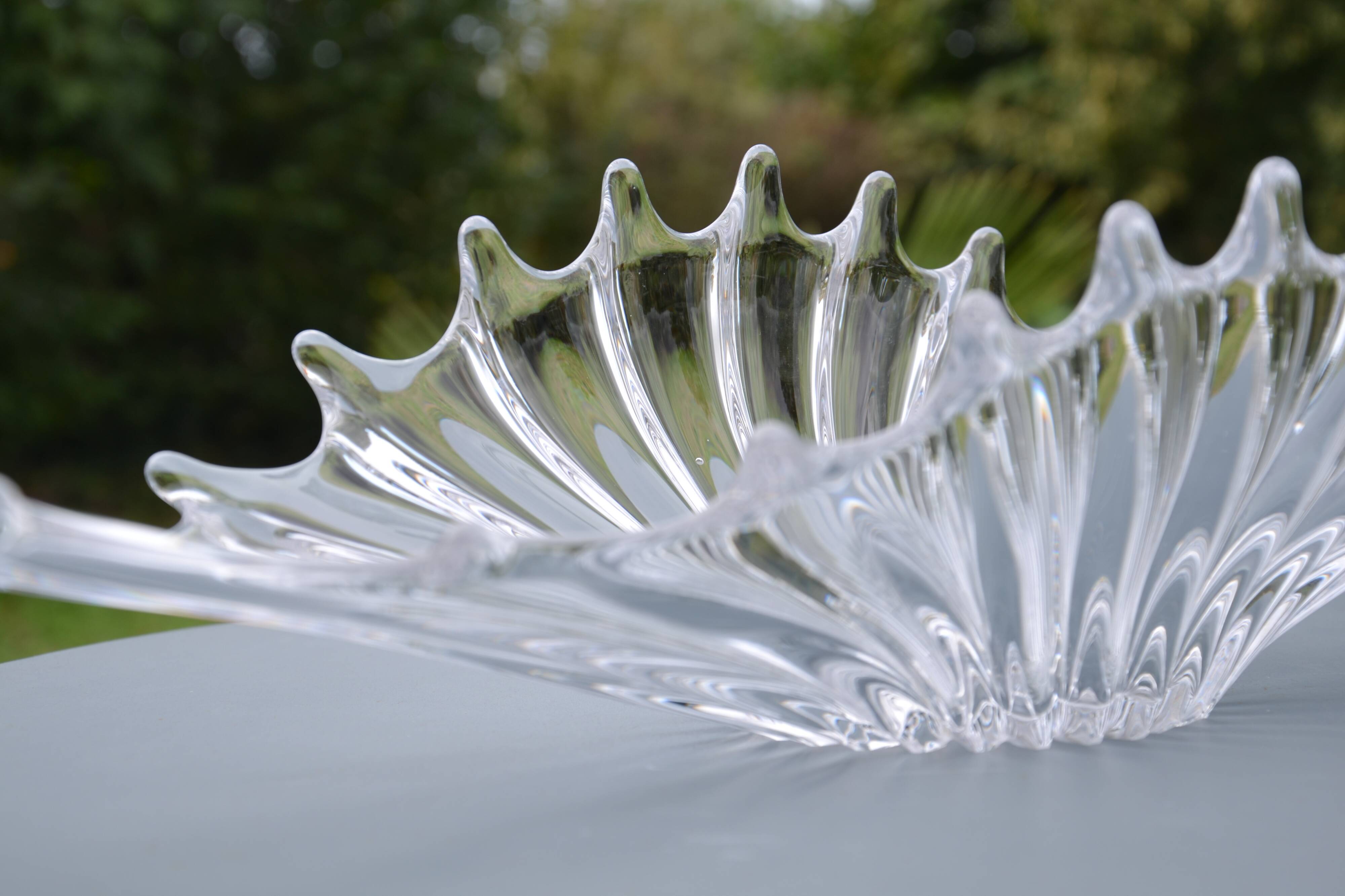 Centre de table, coupe en cristal