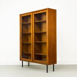 Danish Teak Cabinet with Glass Doors by Carlo Jensen for Hundevad & Co, 1960s