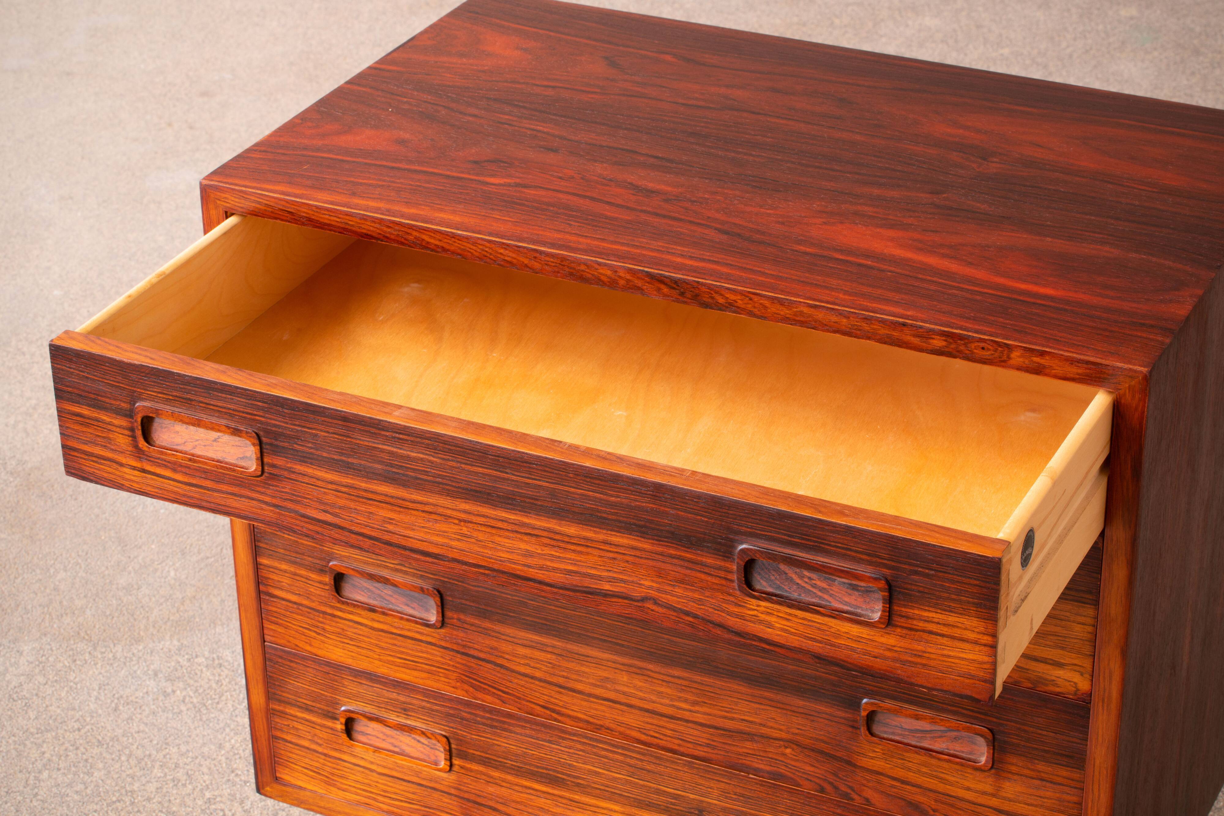 Scandinavian rosewood dresser by Kai Kristiansen