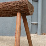 Bench rustic wood farm
