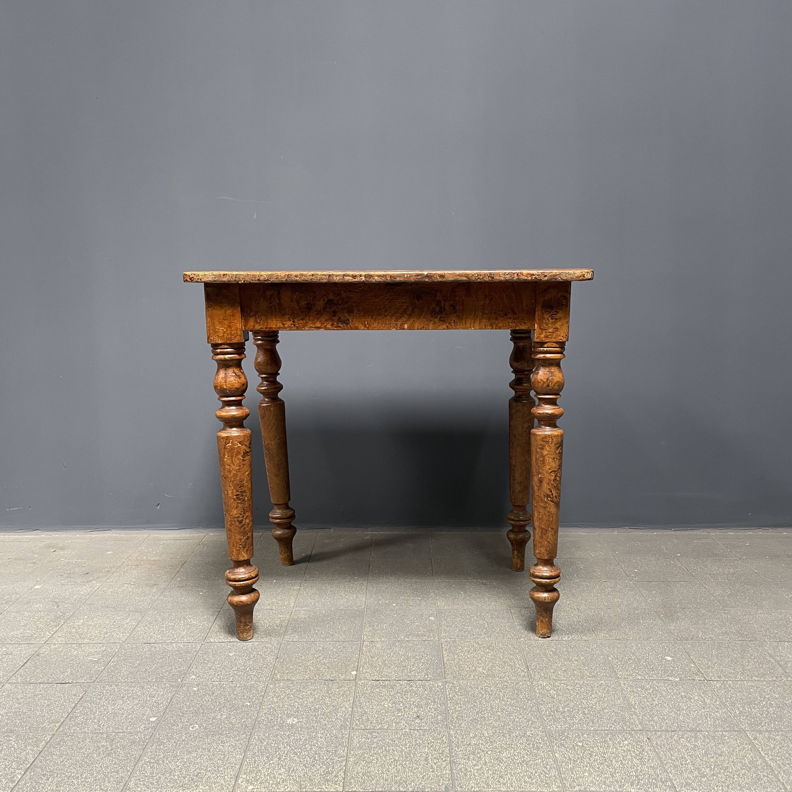 Painted old brocante small table