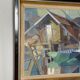 Swedish Oil on Canvas – “Lakeside Hut” by EVERT GRYNNING
