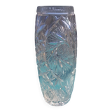 Vase vintage en cristal ciselé 1920