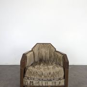 Fauteuil Art Déco par Maurice Dufrêne en Acajou