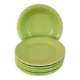 6 antique dinner plates and serving dish Ceramiche, Italy