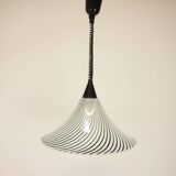 1960's Mid-Century Glass Chandelier in the style of "Trumpet", Czechoslovakia
