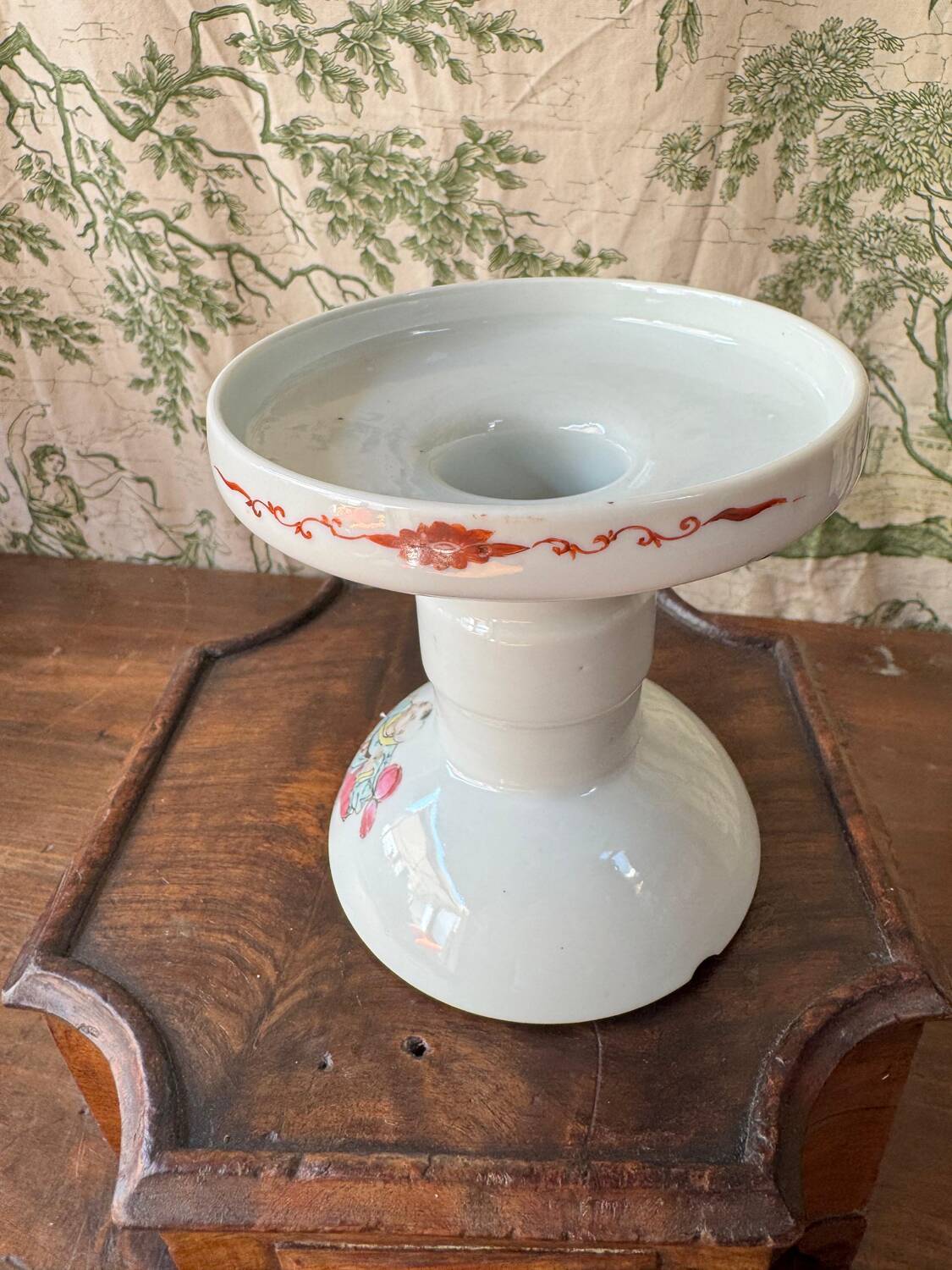 Chinese porcelain candlestick – Republic period (1912–1949)