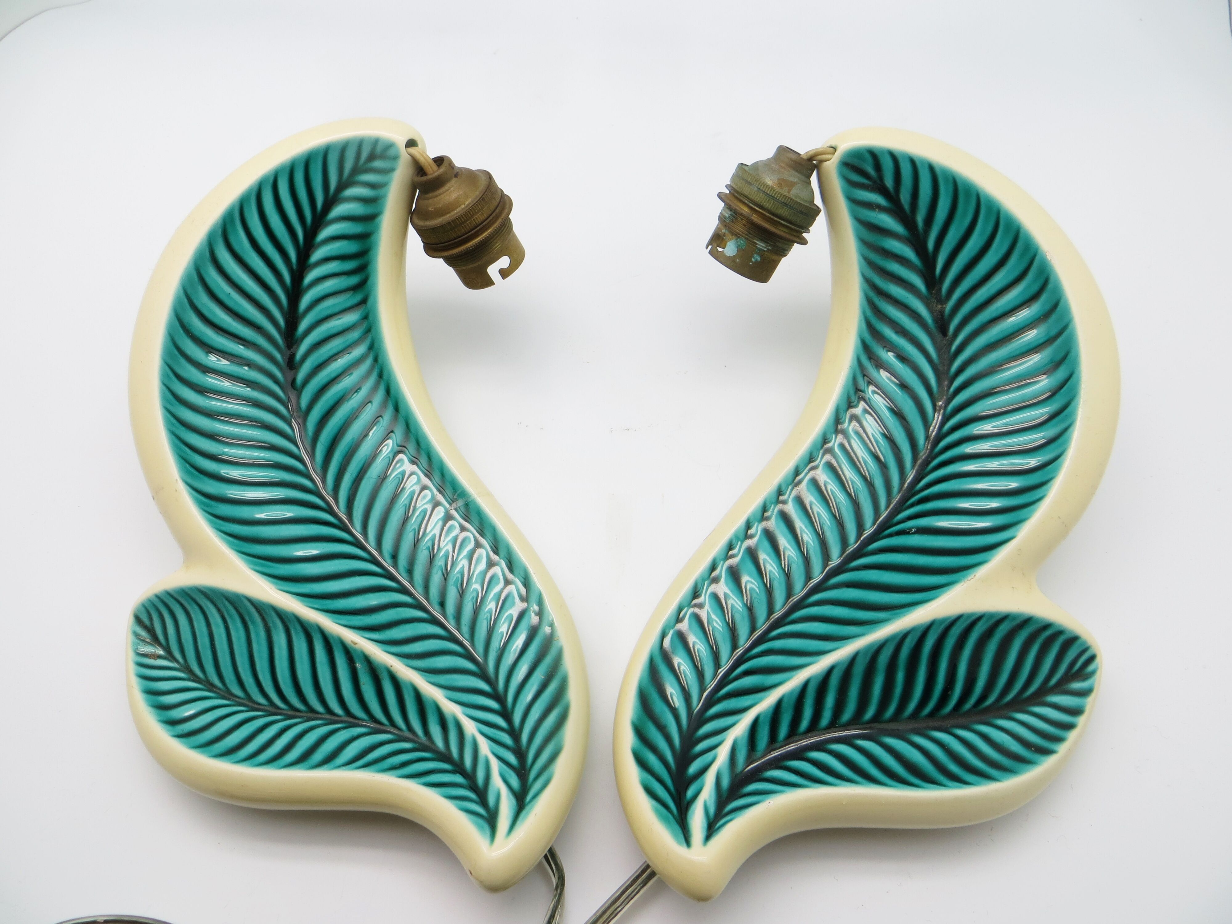 Pair  Verceram wall lamps 60