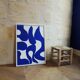 Tableau bleu majorelle